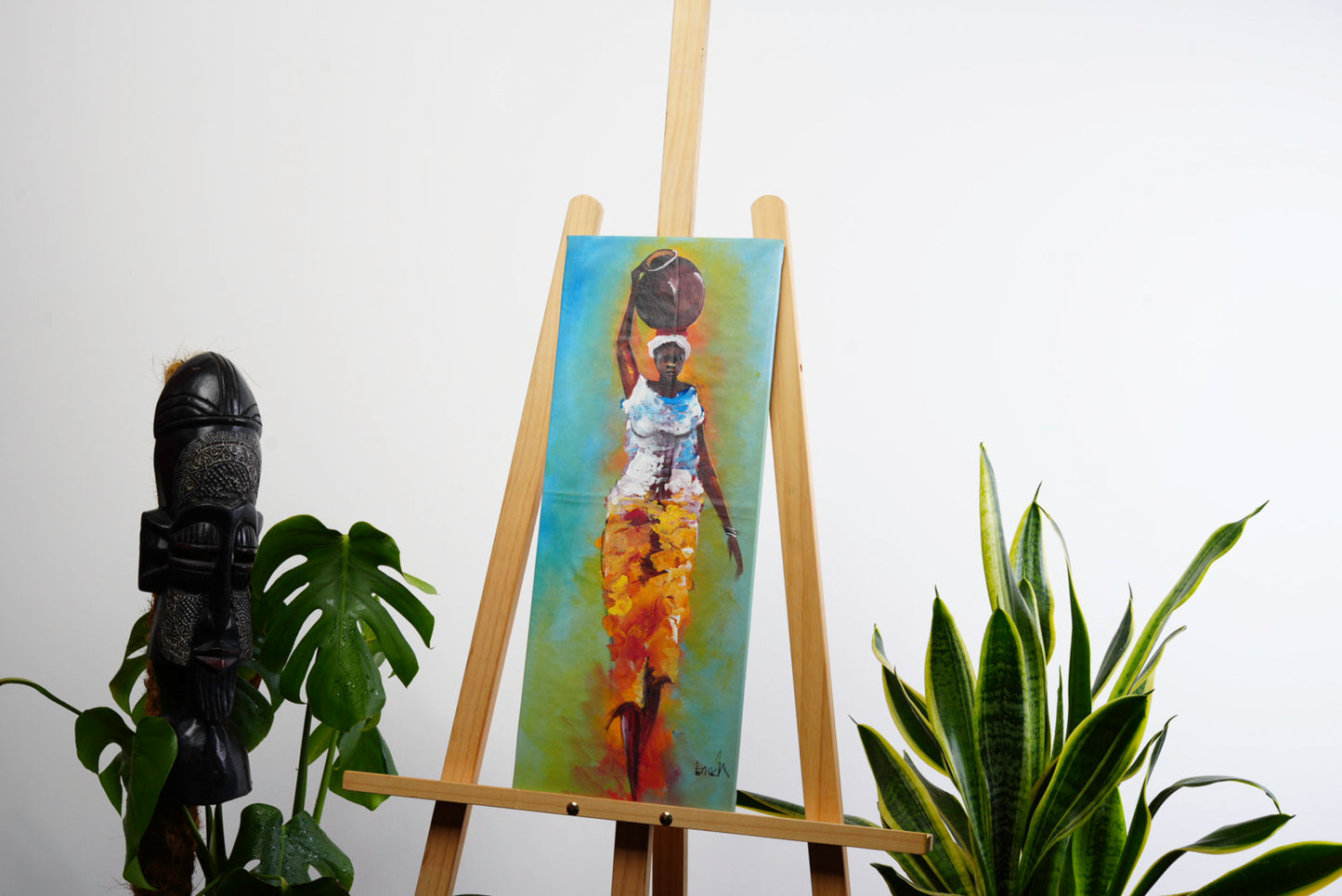 Woman with pot