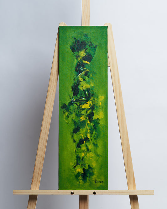 Abstract lady in green