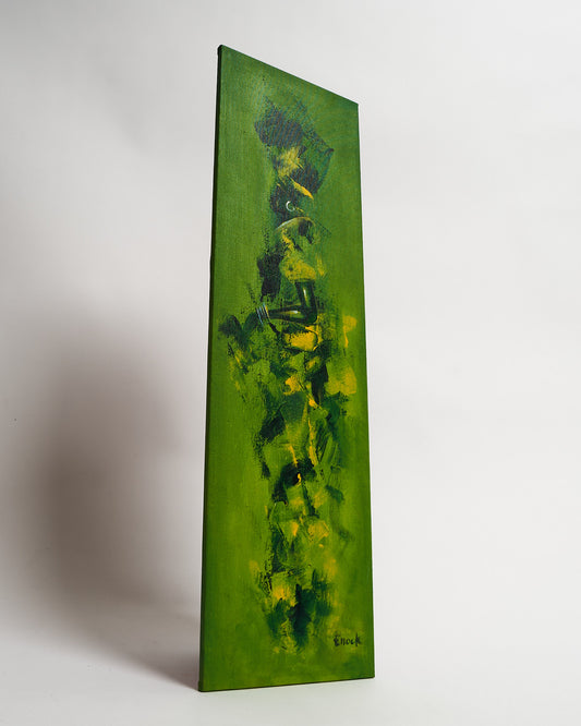 Abstract lady in green
